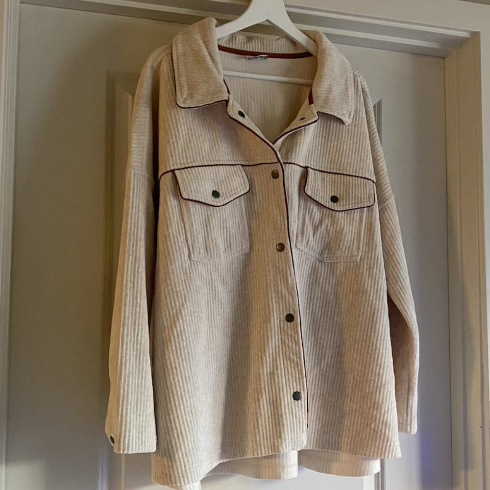 arula - western cord shacket - 2x